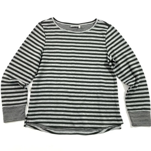 sahalie Tops - Sahalie A Line Stripe Long Sleeve Shirt